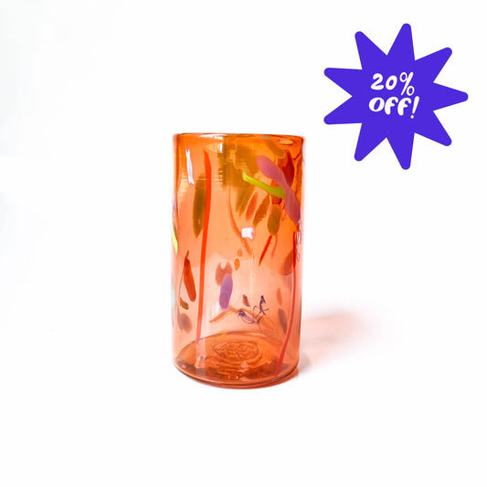 Apricot Splatter Tumbler