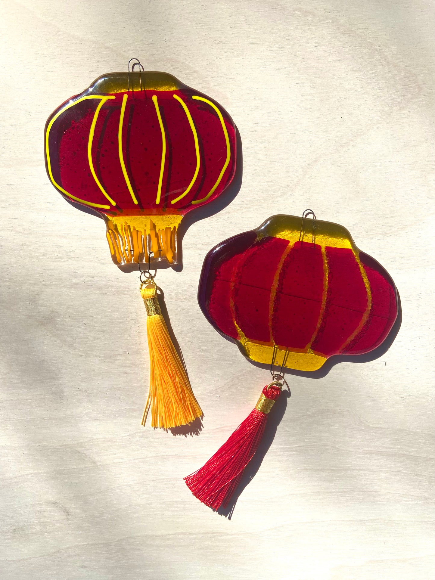 Fused Glass Lanterns @ Lau Lau