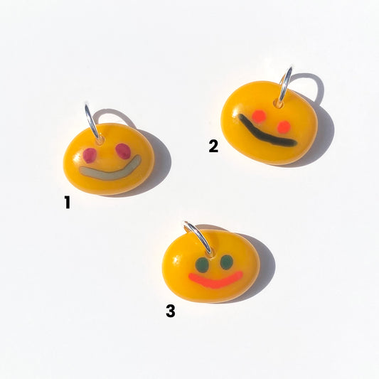 Yellow Happy Charms - Ready to Ship