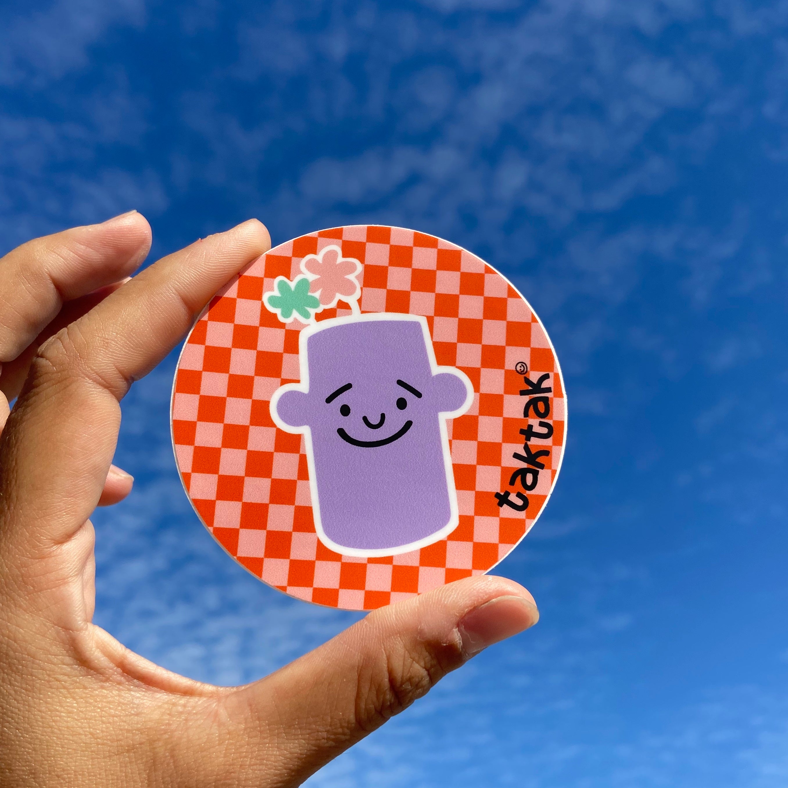 Happy Column Vase Sticker – Tak Tak